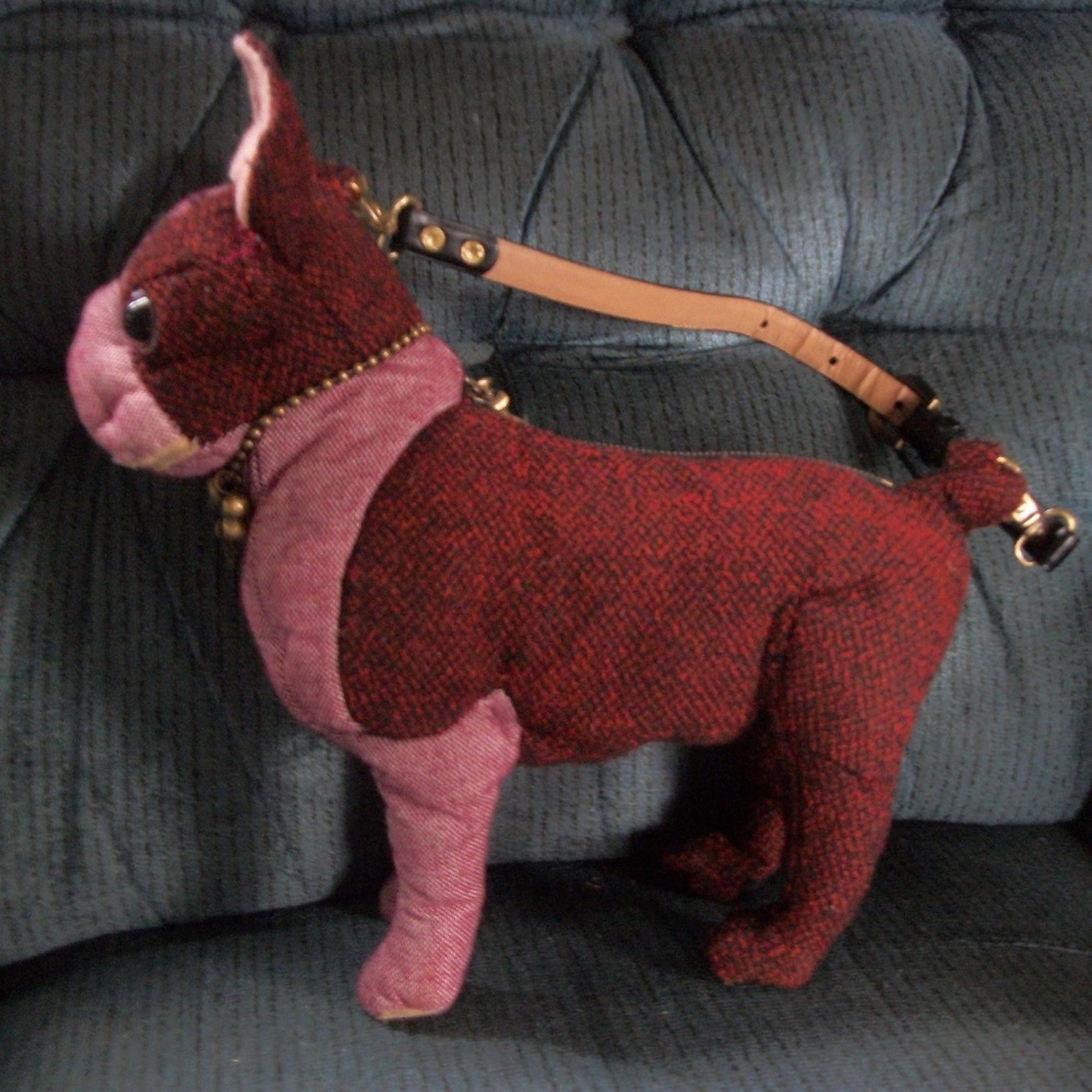 Fuzzy Nation  Dog shaped purse